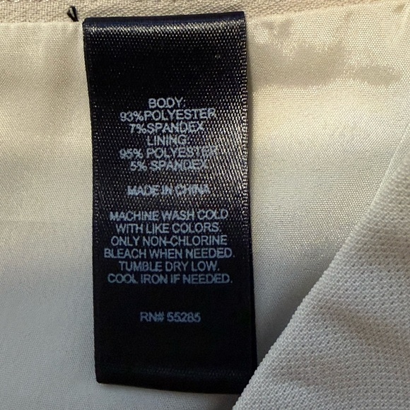 Express Classic A-Line Classic Cream Mini Skirt 8 - Picture 5 of 6